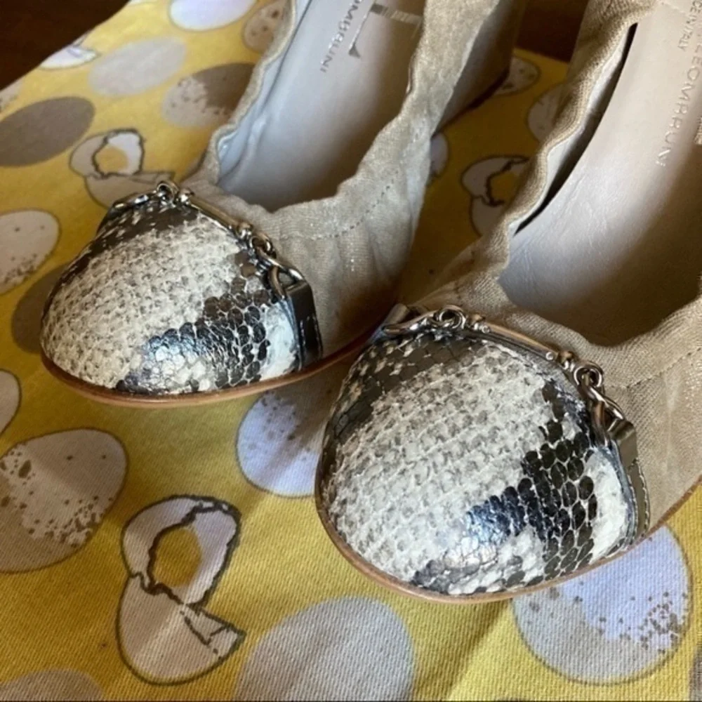 AGL snakeskin ballet wedges size 37 - Picture 4 of 13